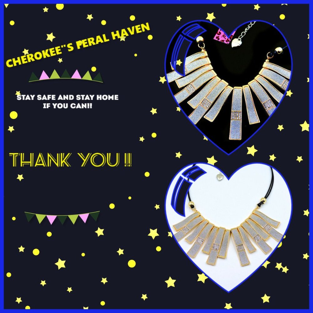 🌟 Betsey Johnson Crystal Tassel Necklace 🌟